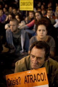 La crisis tiene respuesta en la calle, pero no en las instituciones. Foto / Isabel Permuy.