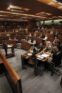 Una sesión en la Junta General del Principado. Foto / Mario Rojas.