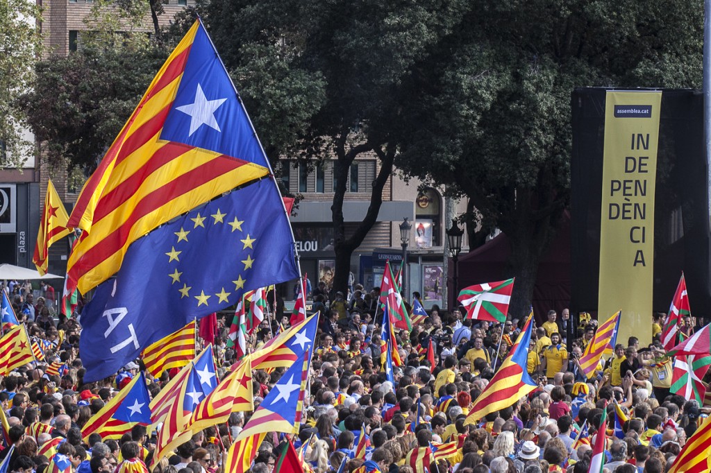 El independentismo en Cataluña ha ganado la calle. Foto / Lluis Brunet.