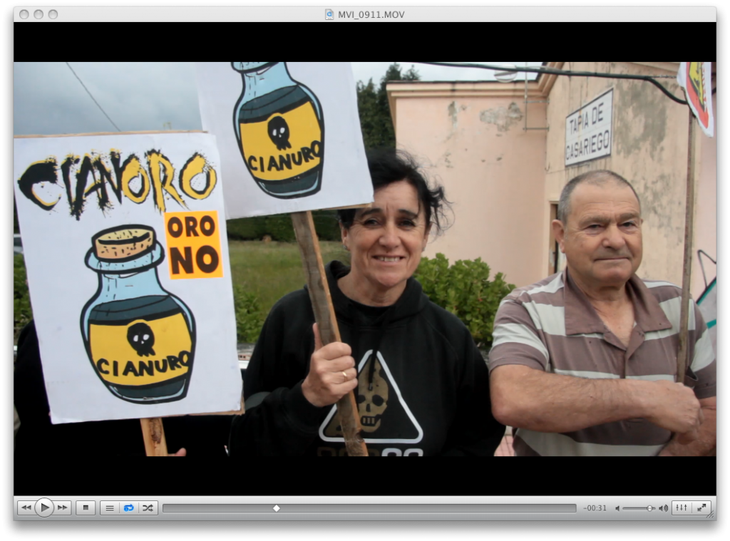 Un fotograma del documental "El oro de Salave", que se ofrece a los suscriptores.