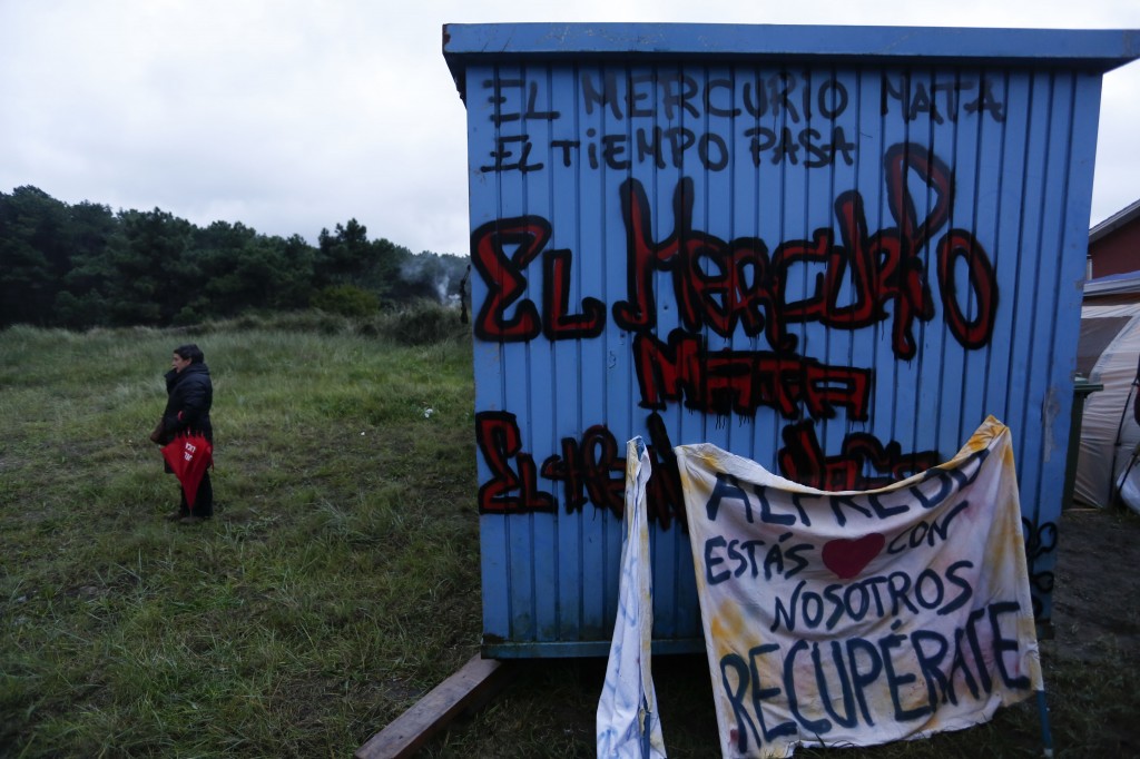 El incidente en Asturiana de Zinc hizo más visible el problema de la contaminación por mercurio, que suele pasar desapercibido. Foto / Mara Villamuza.