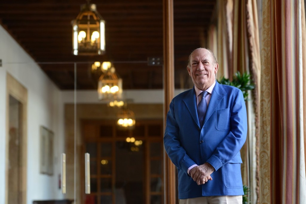 Antonio Suárez en su última visita a Asturias en octubre. Foto / Iván Martínez.