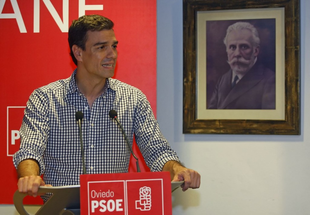 Pedro Sánchez, secretario general del PSOE. Foto / Pablo Lorenzana.
