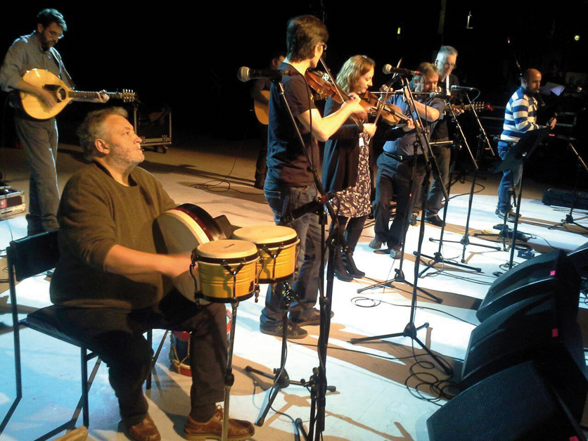 La cabera actuación de Llan de Cubel nel Celtic Connections de Glasgow el pasau 31 de xineru.